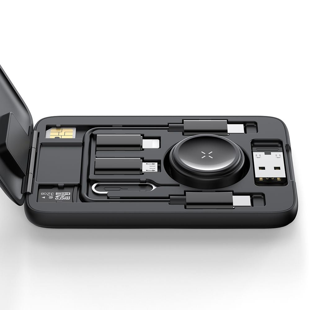 McDodo CH-2440 8in1 Wireless Charger with Organizer for Apple Watch Series, Black