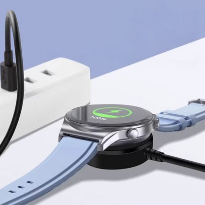 Cargador Inalámbrico Tech-Protect MC03 Ultraboost para Samsung Galaxy Watch Series, USB-C, Negro