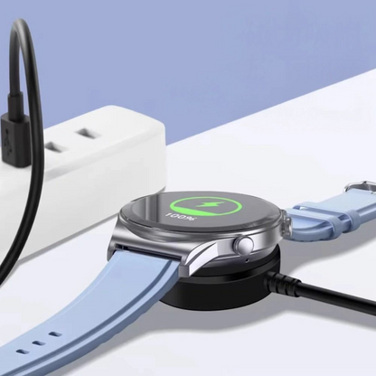 Cargador Inalámbrico Tech-Protect MC03 Ultraboost para Samsung Galaxy Watch Series, USB-A, Negro