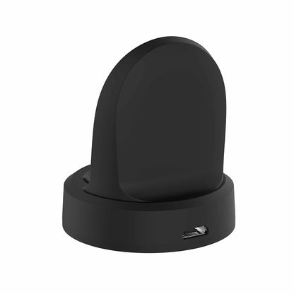 Cargador Inalámbrico Techsuit TSC3 para Samsung Galaxy Watch Series, USB-A, Negro
