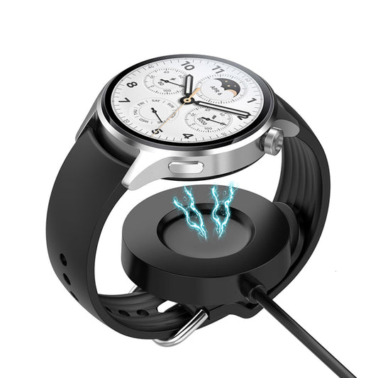 Cargador Inalámbrico Techsuit TXC6 para Xiaomi Watch S1 Pro, USB-A, Negro