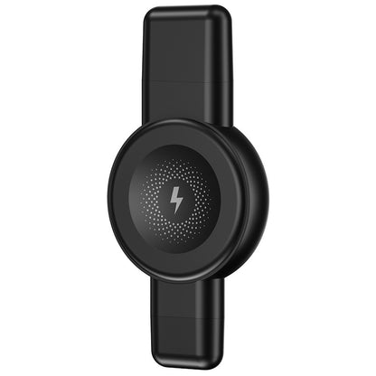 XO Design CX026 Wireless Charger for Apple Watch Series, USB-A / USB-C, Black