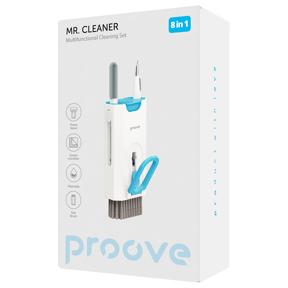 Instrumento de Limpieza Proove Mr.Cleaner, 8en1, Blanco