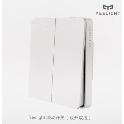 Interruptor Yeelight, Wi-Fi, 2 botones, blanco YLKG13YL 