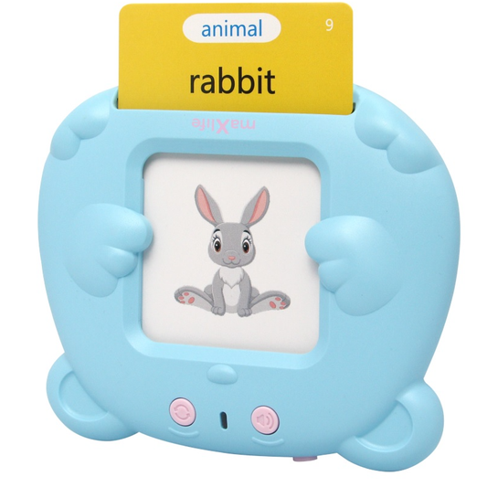 Juguete educativo MaXlife MXLD-100 para aprender palabras en inglés, Azul