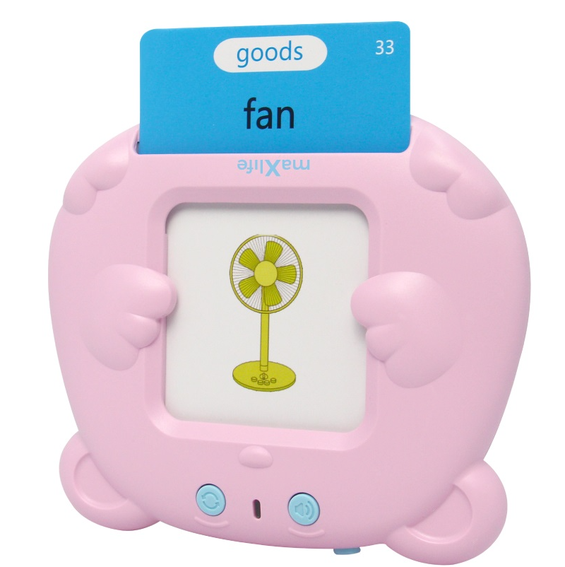 Juguete educativo MaXlife MXLD-100 para aprender palabras en inglés, Rosa
