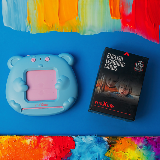 Juguete educativo MaXlife MXLD-100 para aprender palabras en inglés, Azul