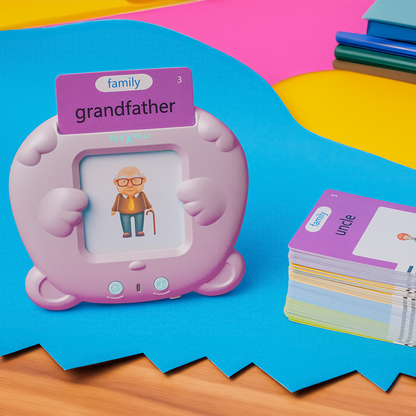 Juguete educativo MaXlife MXLD-100 para aprender palabras en inglés, Rosa