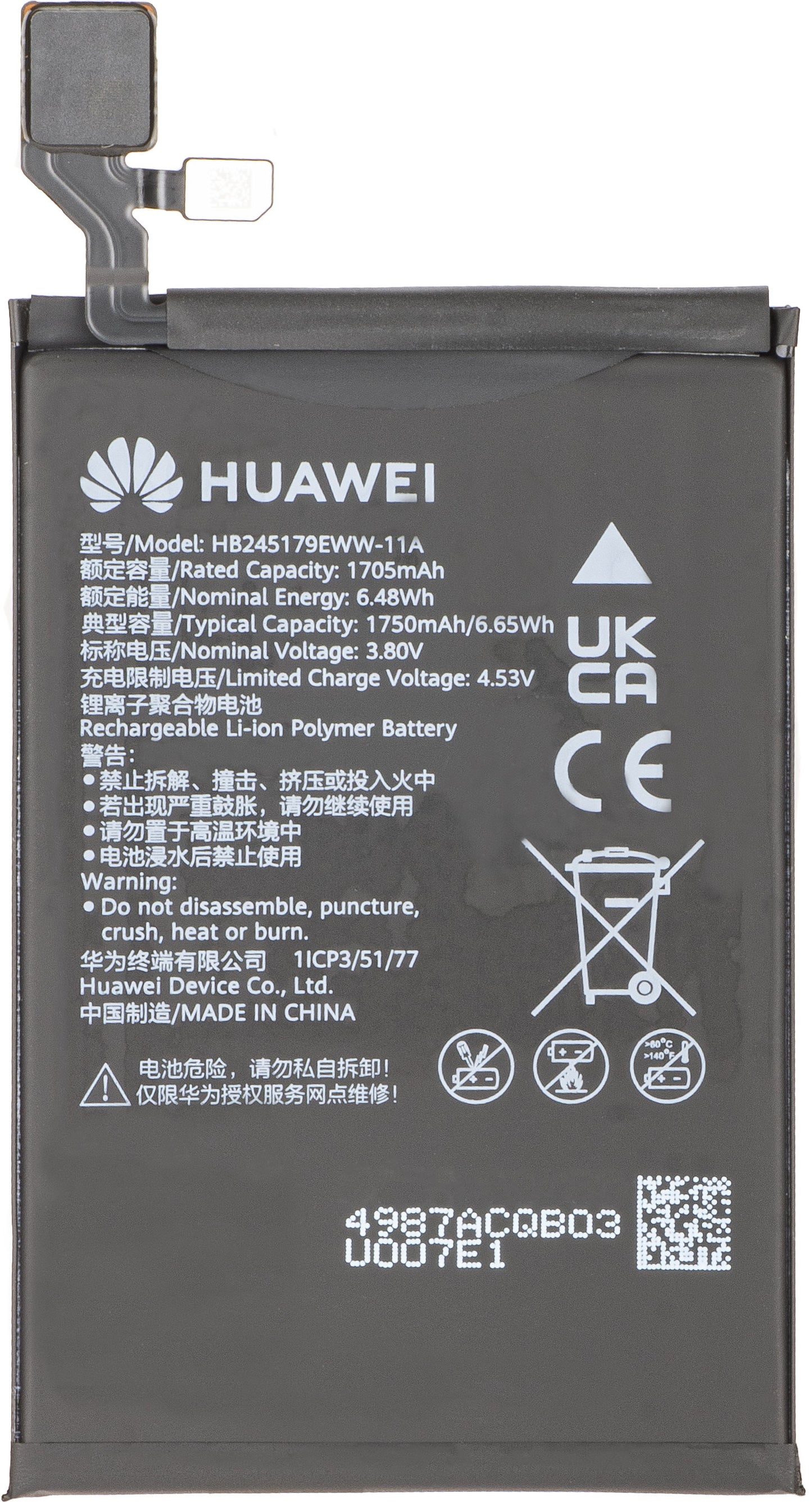 Kit de Batería HB245179EWW-11A para Huawei Mate X7 Service Pack y Herramientas de Servicio Dedicadas