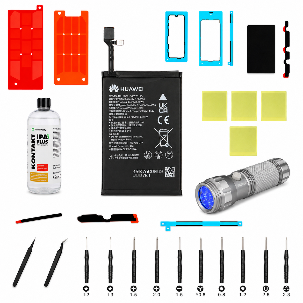 Kit de Batería HB245179EWW-11A para Huawei Mate X7 Service Pack y Herramientas de Servicio Dedicadas