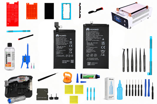 Kit de Batería HB2856B3EWW-11A + HB245179EWW-11A para Huawei Mate X7 Paquete de Servicio y Herramientas de Servicio Dedicadas