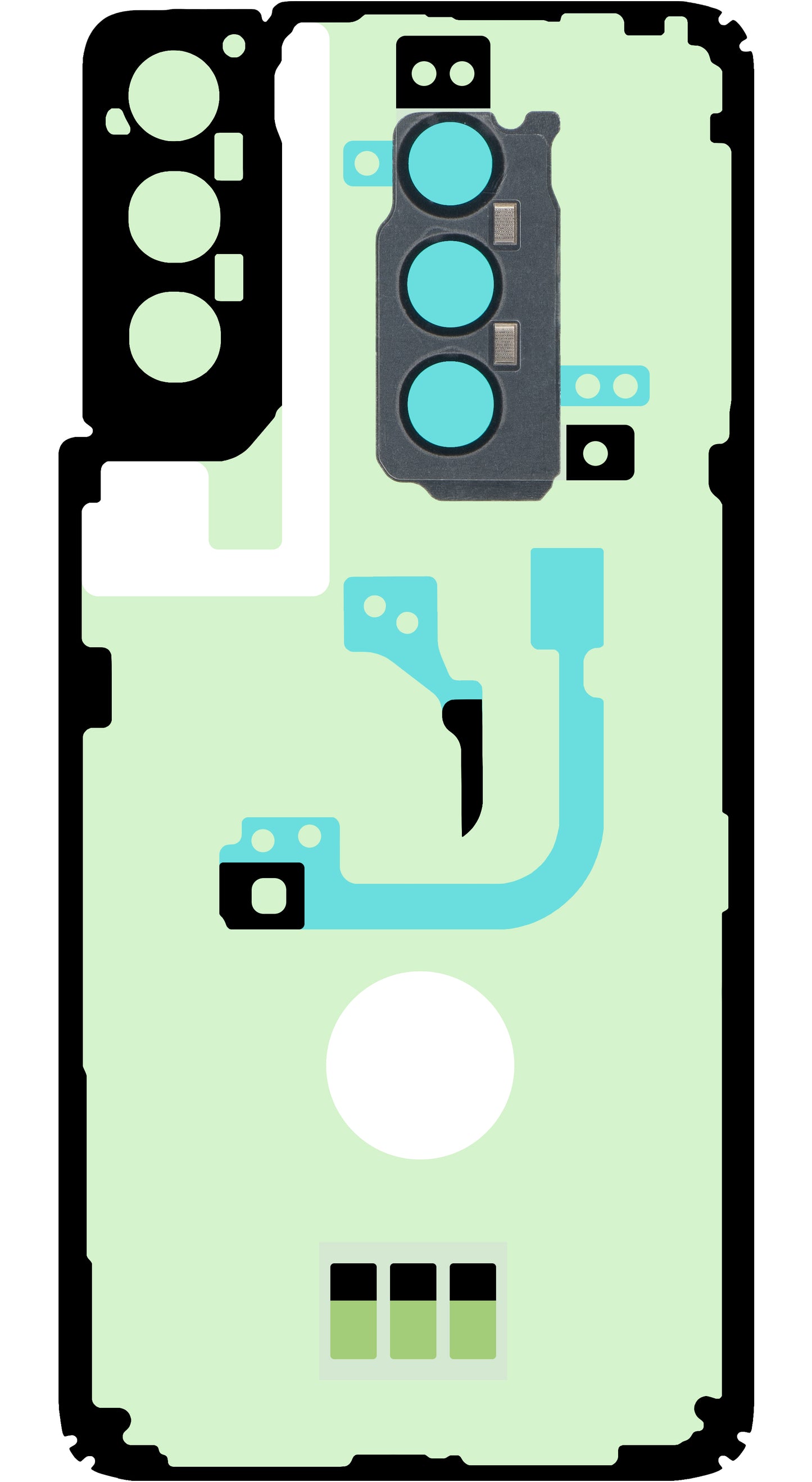 Kit Adhesivo Tapa de Batería Samsung Galaxy S21+ 5G G996, Service Pack GH82-24565A