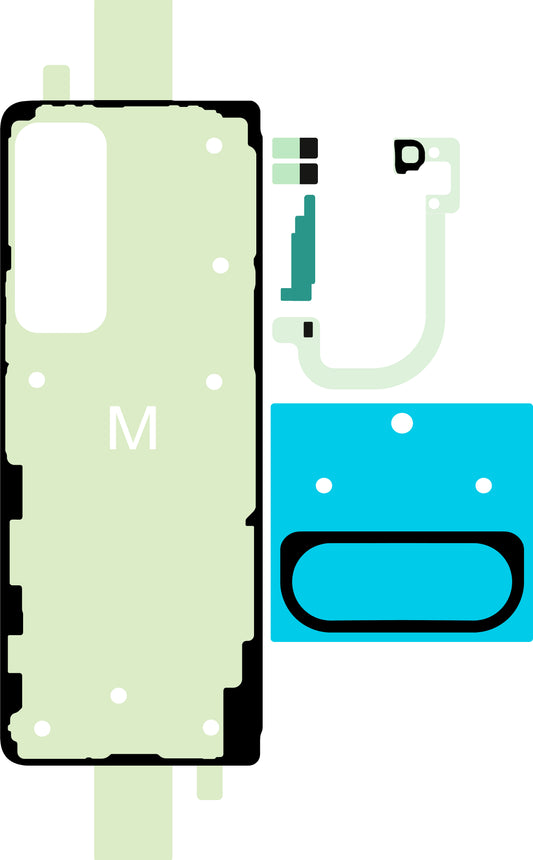 Kit Adhesivo Tapa Batería Samsung Galaxy Z Fold5 F946, Service Pack GH81-24686A