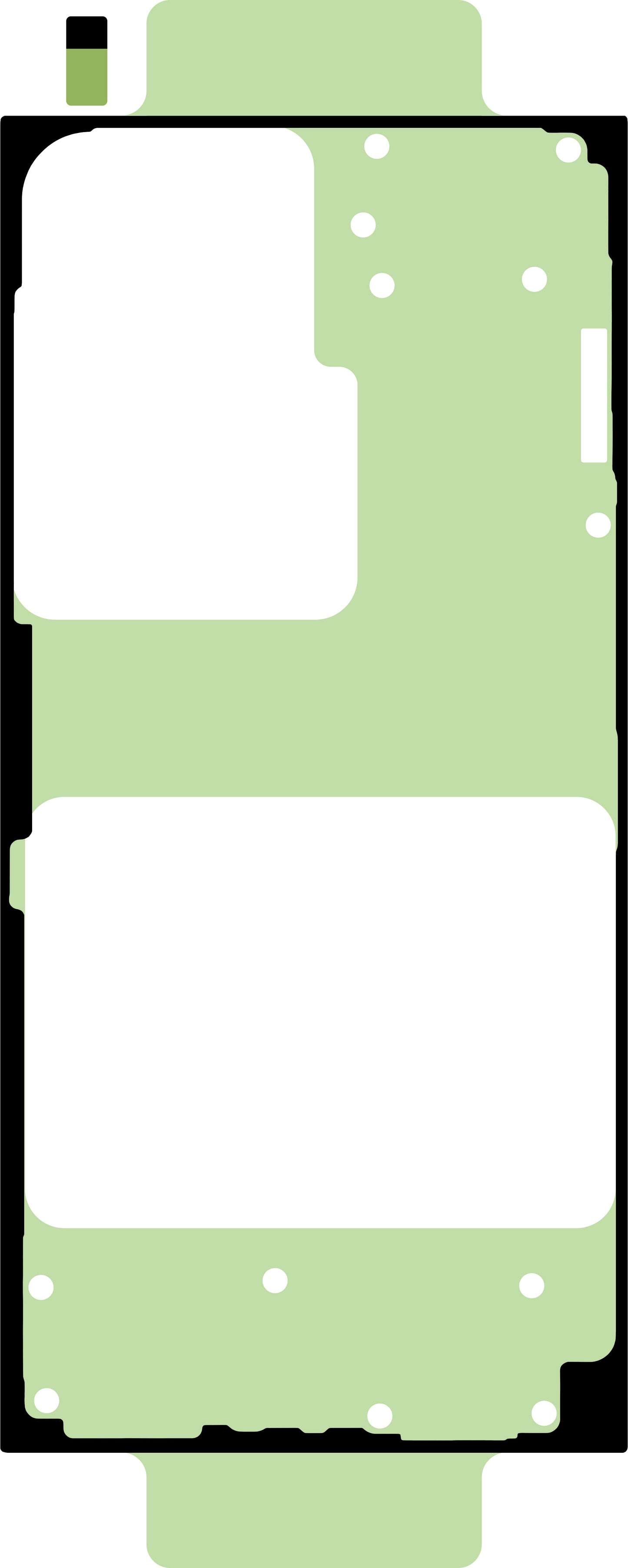 Battery Cover Adhesive Kit for Samsung Galaxy S24 Ultra S928, Service Pack GH82-33392A