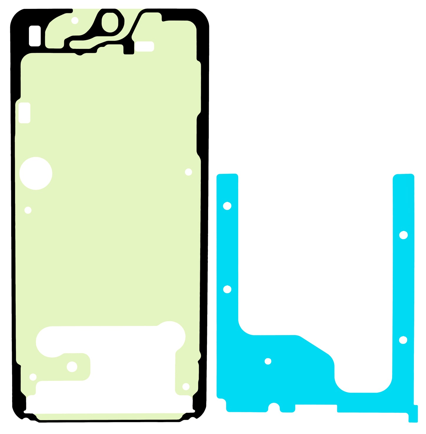 Kit Adhesivo Samsung Galaxy S25 S931, Service Pack GH82-36478A