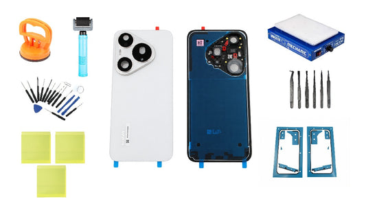 Kit de tapa de batería Huawei Pura 90s Pro Coconut White Service Pack e instrumentos de servicio específicos