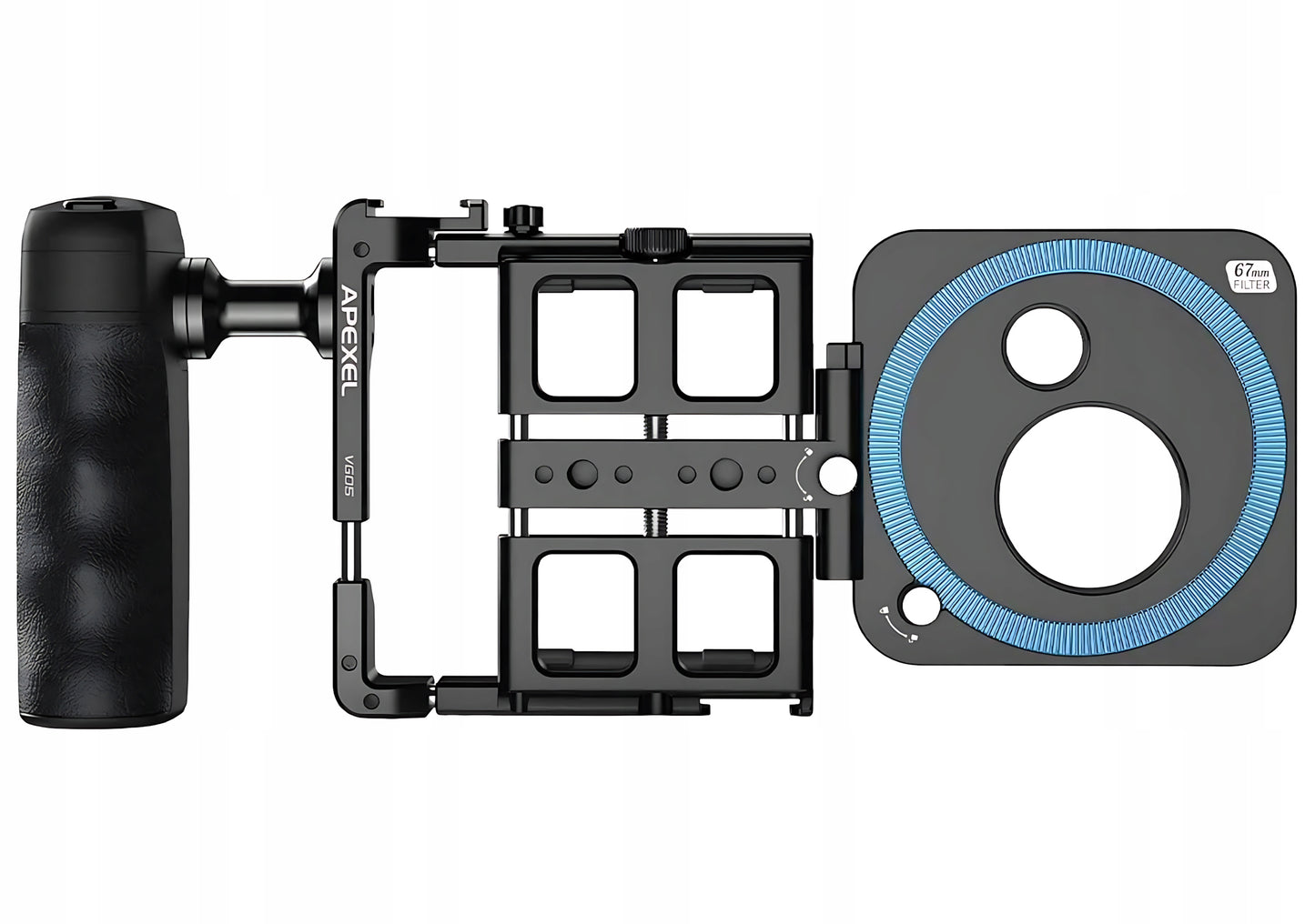 Kit de Vlogging Apexel para Teléfono, Negro APL-VG05CH