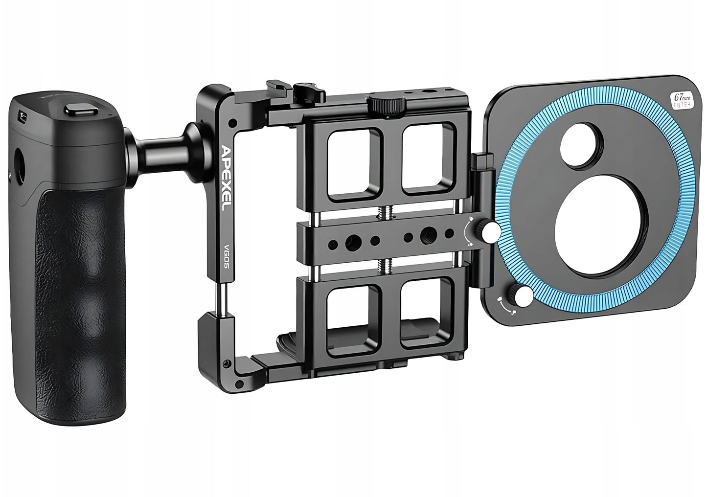 Kit de Vlogging Apexel para Teléfono, Negro APL-VG05CH