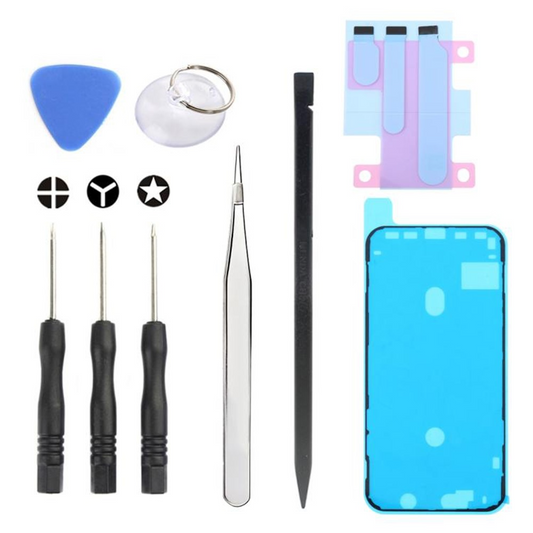 Kit de Reparación Jiafa JF-8162 para reemplazo de Batería Apple iPhone 16 Pro, 9 en 1