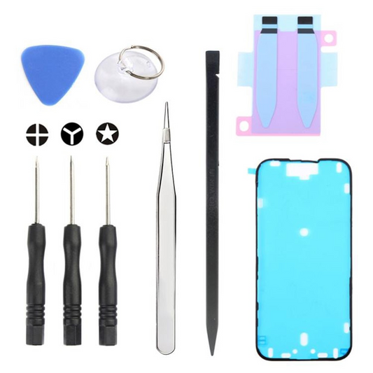 Kit de Reparación Jiafa JF-8162 para reemplazo de Batería Apple iPhone 16, 9 en 1