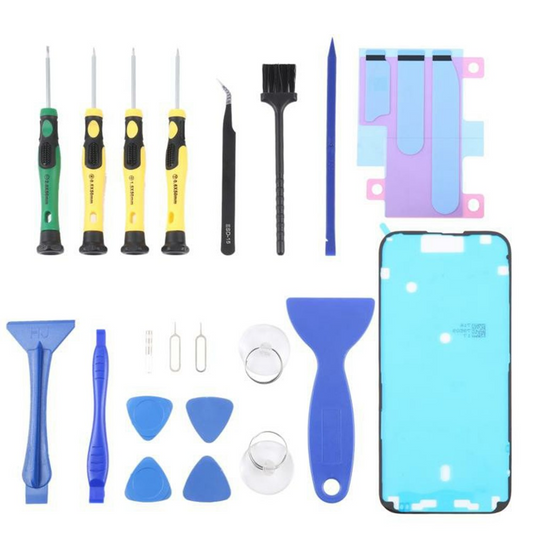 Kit de Reparación Jiafa JF-8182 para reemplazo de Batería Apple iPhone 16 Pro Max, 21 en 1