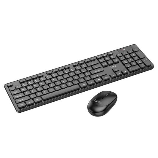 Kit Teclado y Ratón Inalámbricos HOCO GM17, Negro