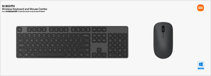 Kit de teclado y ratón inalámbrico Xiaomi Combo, negro BHR6100GL