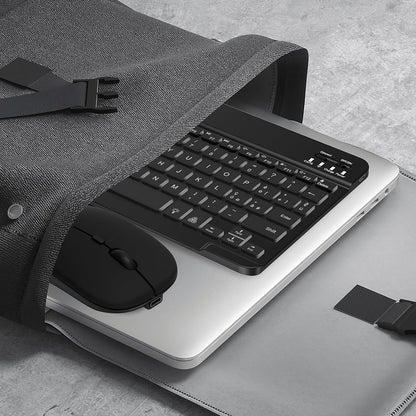 Kit Teclado Ratón Inalámbrico Techsuit AirCombo WKM1, BT / Wi-Fi, Negro