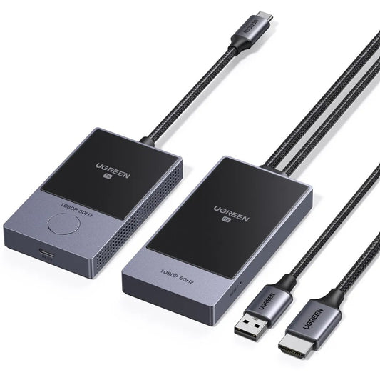 Extensor Wireless HDMI UGREEN CM737, 1080P, Gris
