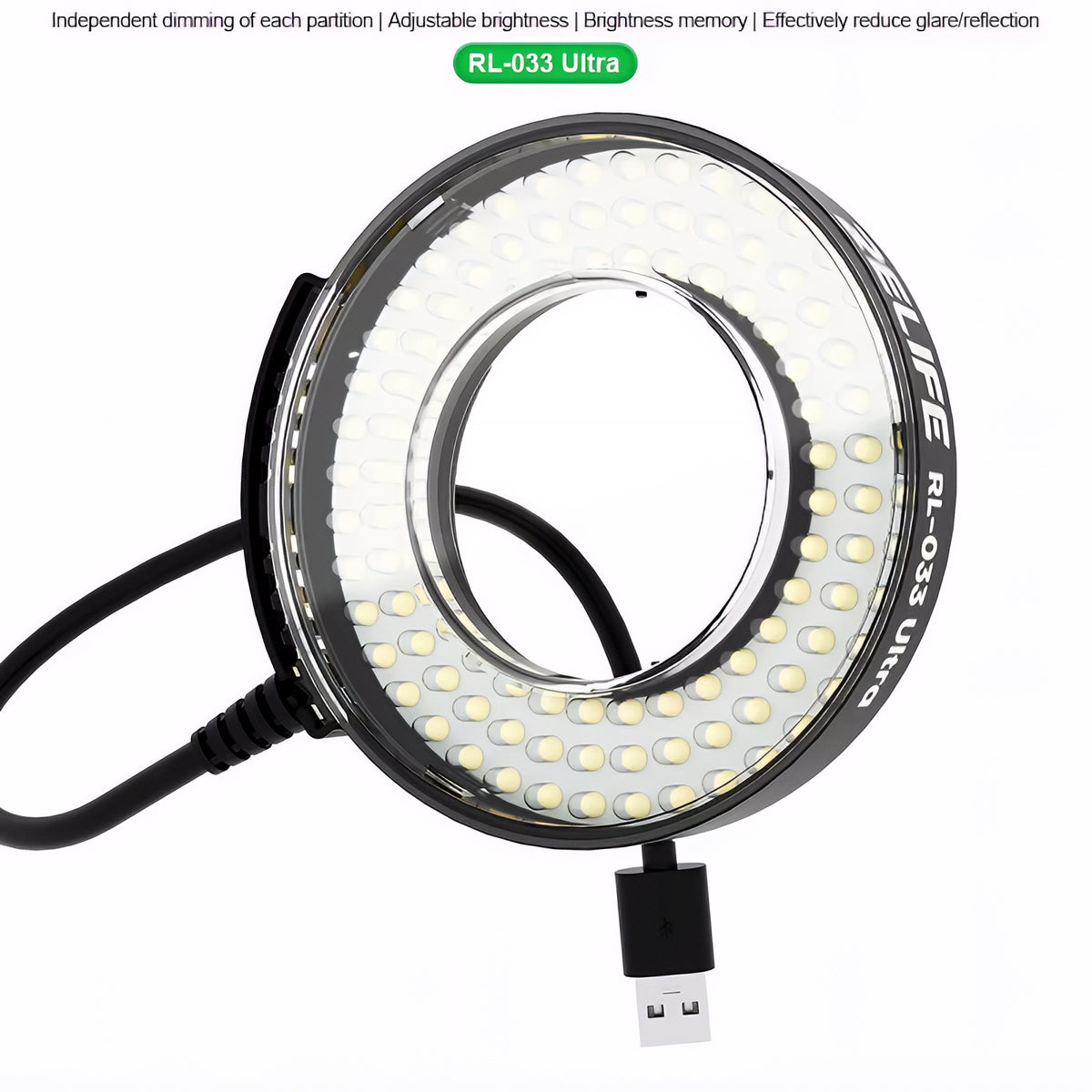 Lámpara Relife RL-033 Ultra para Microscopio, Negra