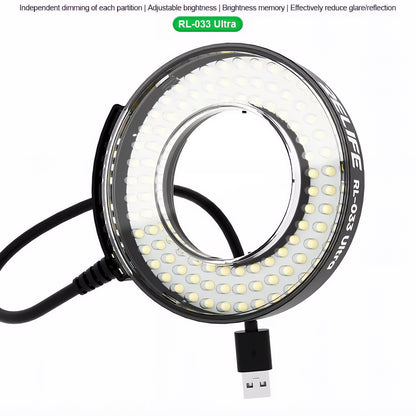 Lámpara Relife RL-033 Ultra para Microscopio, Negra