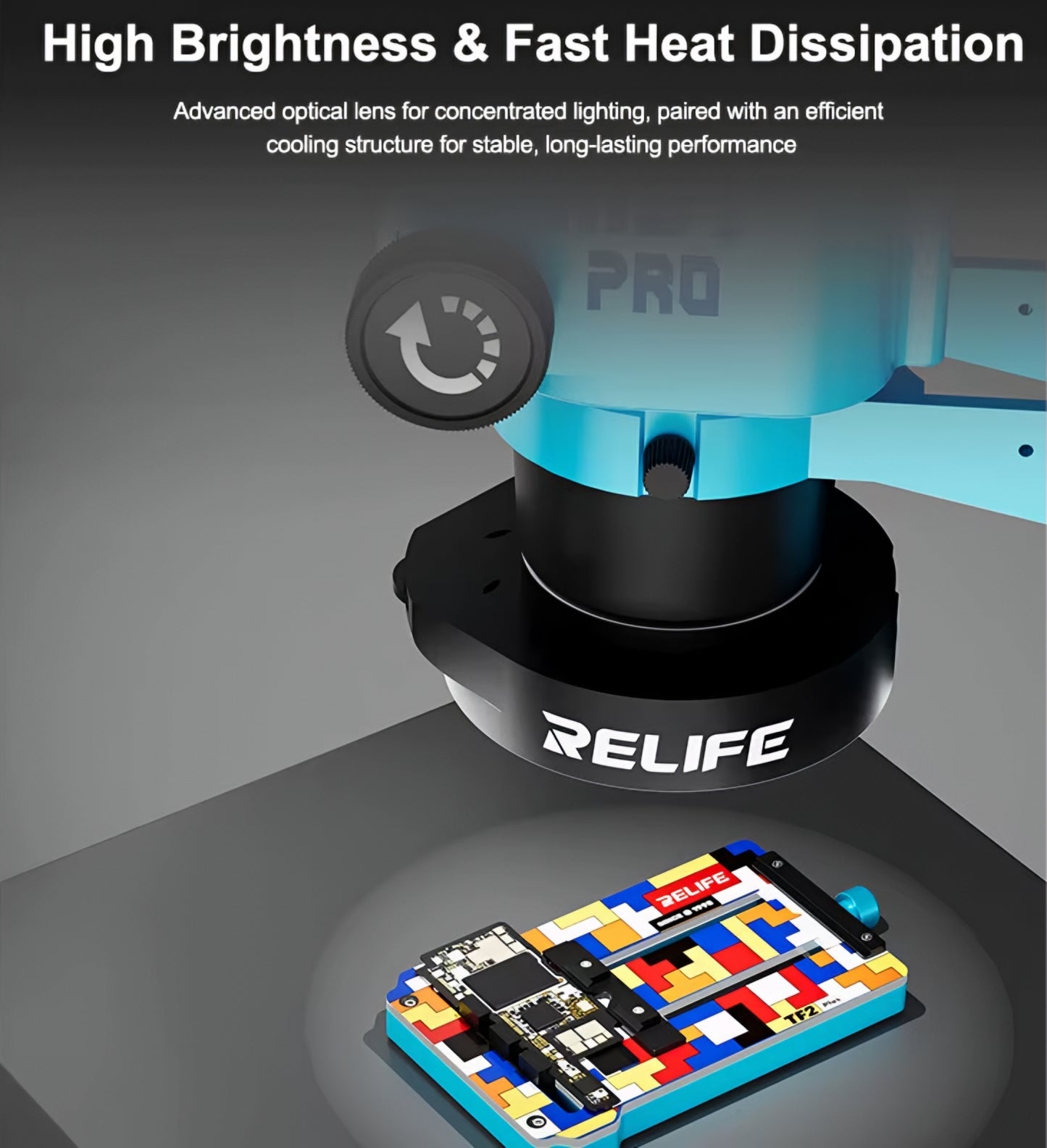 Lámpara Relife RL-033E para Microscopio, Negra
