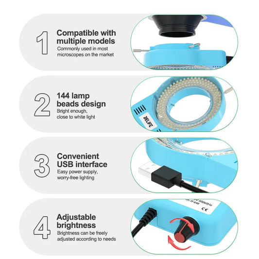 Lámpara Relife RL-033M para Microscopio, Azul