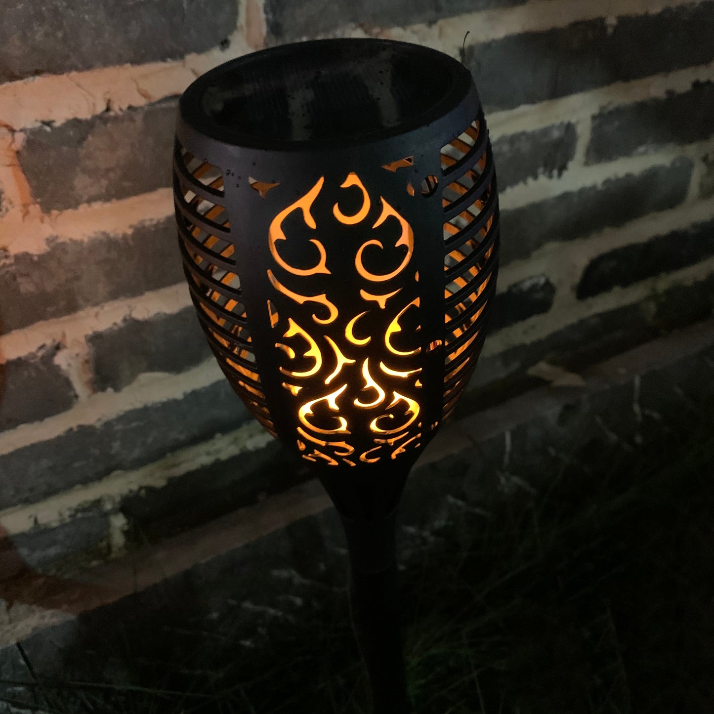 Lámpara Solar Forever, 96Led, 2800K, IP65, Negra