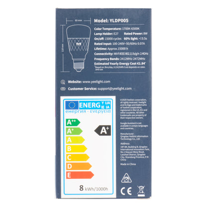 Veghe Yeelight Lámpara, 0.25W, 2700W, Sensor, Blanco YLYD01YLYL 