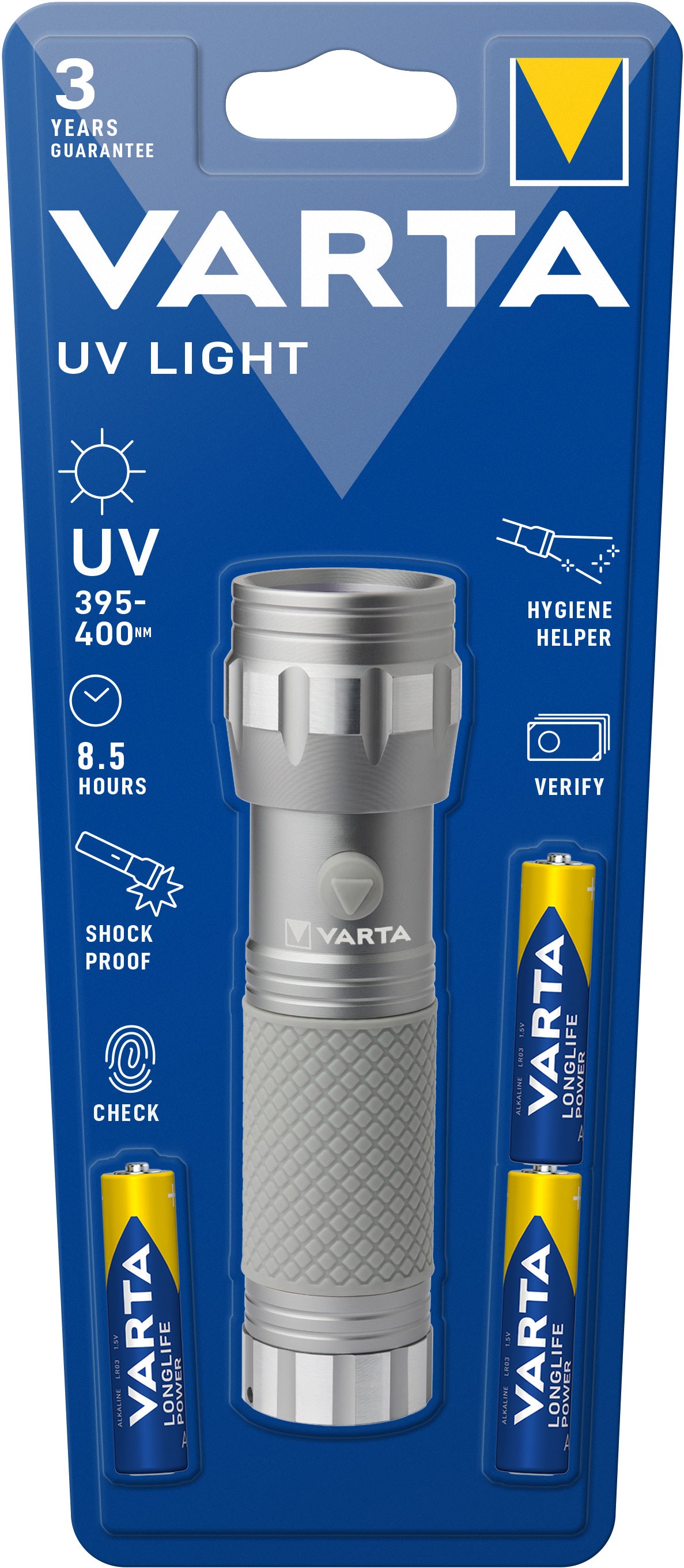 Linterna LED UV Varta