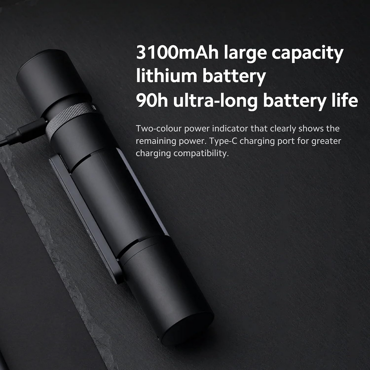 Linterna LED Xiaomi Mi Multifunción, 1000lm, IPX4 BHR7004GL