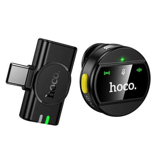 Lavalier HOCO L21, USB-C, Negra