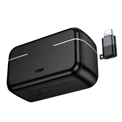 Lavalier HOCO L22, USB-C / Lightning, Set 2 piezas, Negro