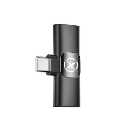Lavaliera XO Design MC13, USB-C / Lightning, Negra