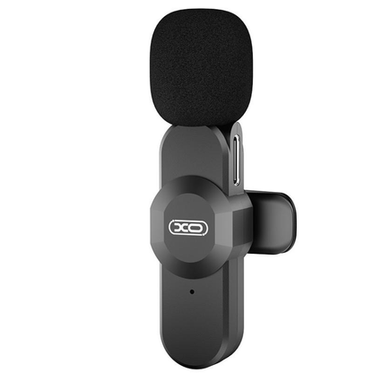 Lavaliera XO Design MC14 Dual, USB-C / Lightning, Set de 2 piezas, Negra