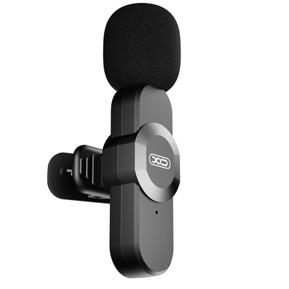 Lavaliera XO Design MC14 Dual, USB-C / Lightning, Set de 2 piezas, Negra
