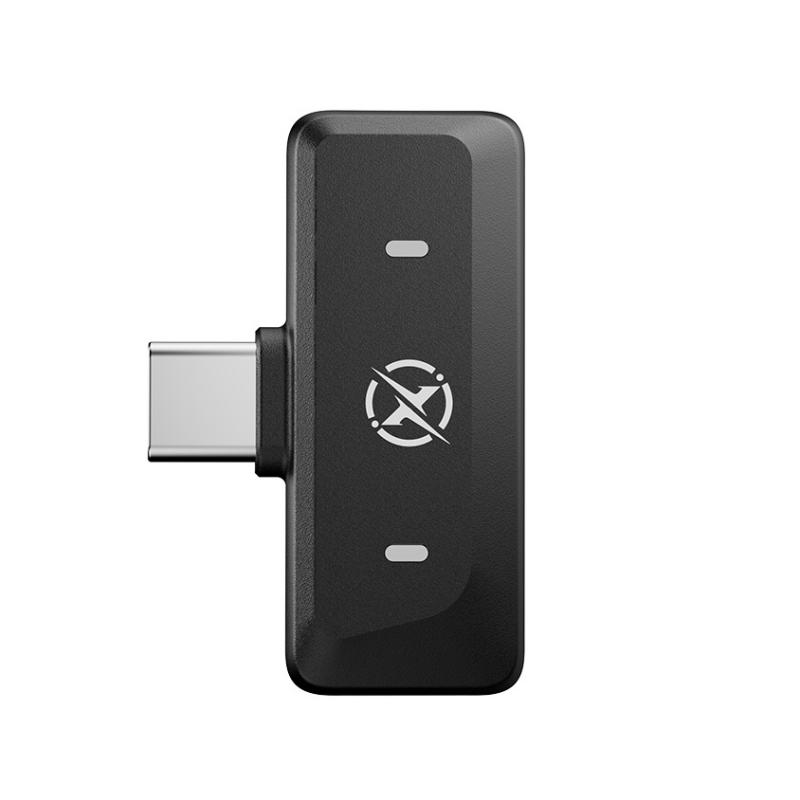 Lavaliera XO Design MC15 Dual, USB-C / Lightning, Set de 2 piezas, Negra