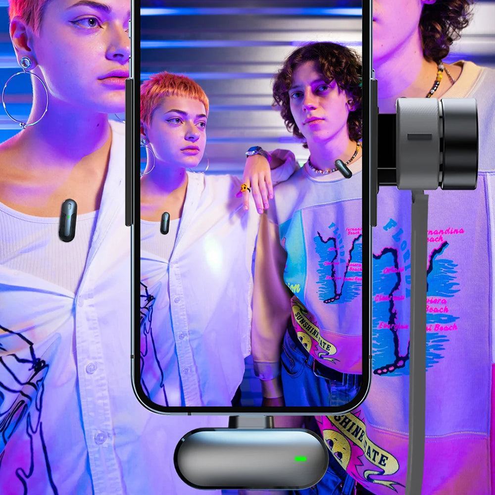 Lavalier Yesido KR17, USB-C, Set 2 piezas, Negro