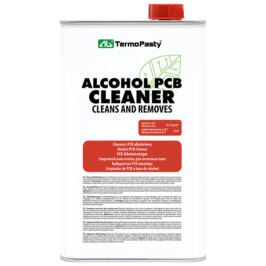Líquido de limpieza AG Termopasty para placa PCB, 1l ART.AGT-048