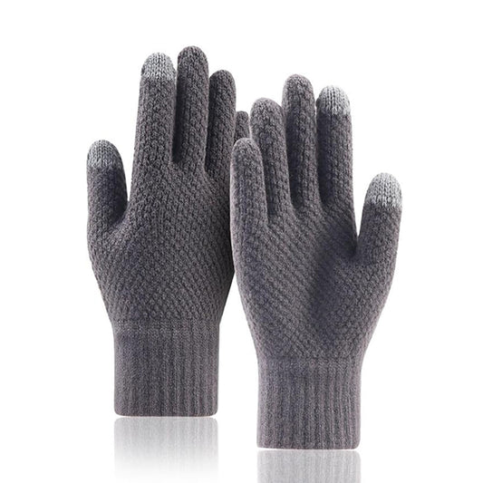 Guantes de Invierno Táctiles para Hombre Techsuit ST0013, Talla 22cm, Gris