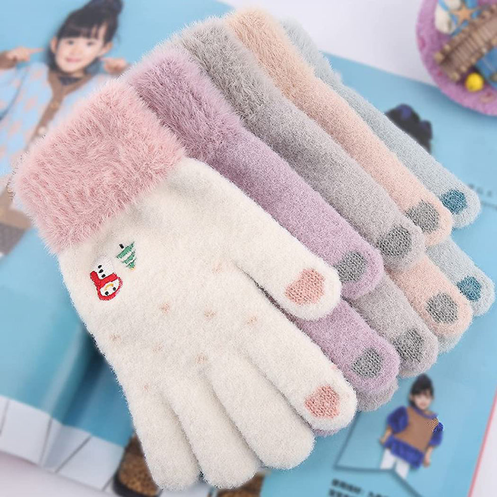 Guantes de Invierno Táctiles para Mujer Techsuit ST0011, Talla 17cm, Gris