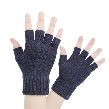 Guantes de Invierno Táctiles para Mujer Techsuit ST0014, Talla 17cm, Azul Marino