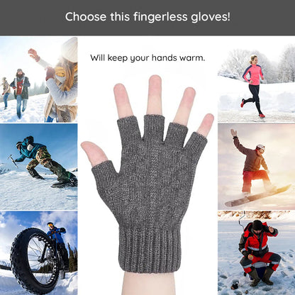 Guantes de Invierno Táctiles para Mujer Techsuit ST0014, Talla 17cm, Azul Marino