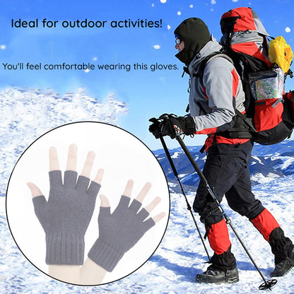 Guantes de Invierno Táctiles para Mujer Techsuit ST0014, Talla 17cm, Azul Marino